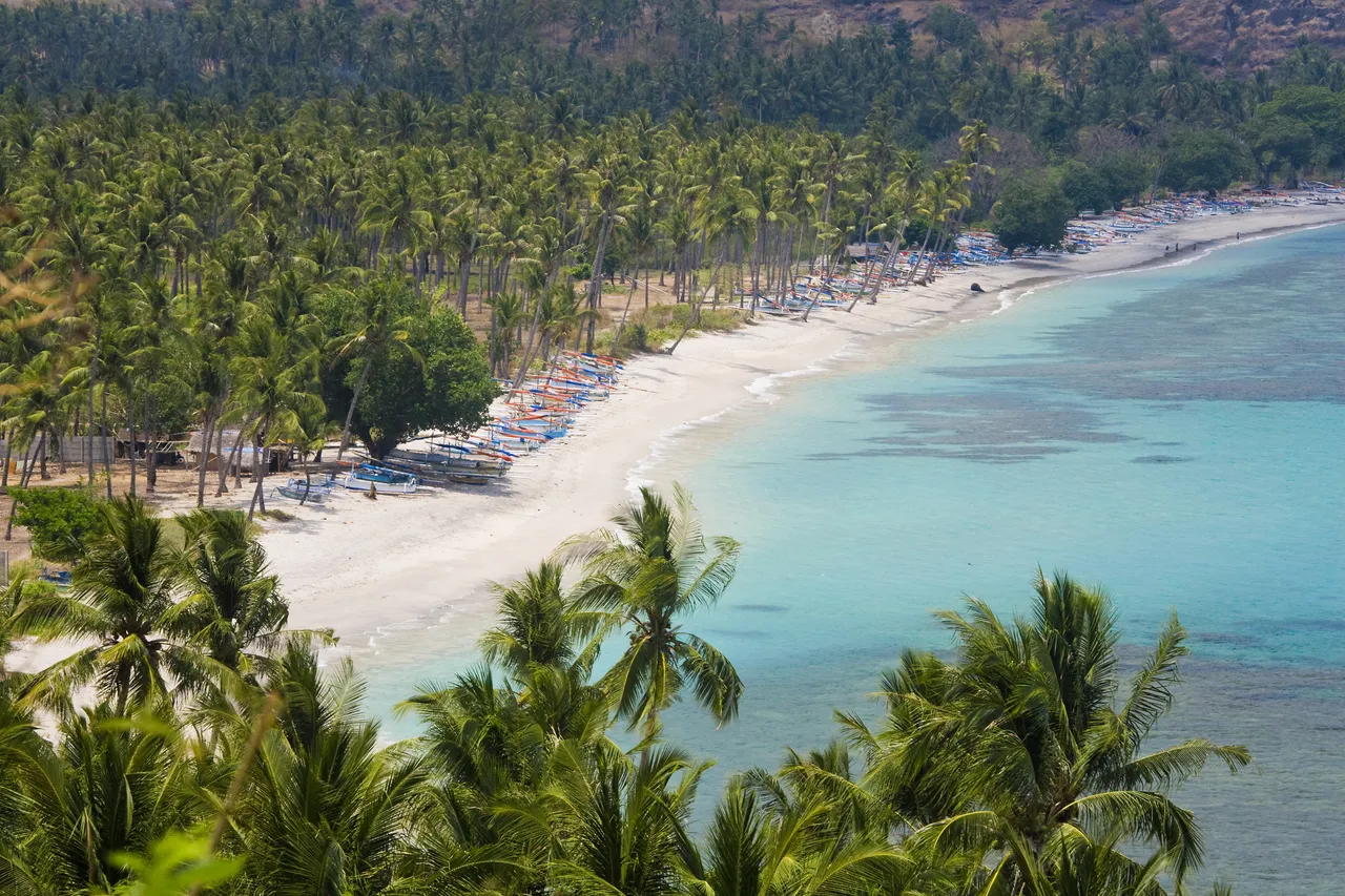 Vedere aeriană din Lombok