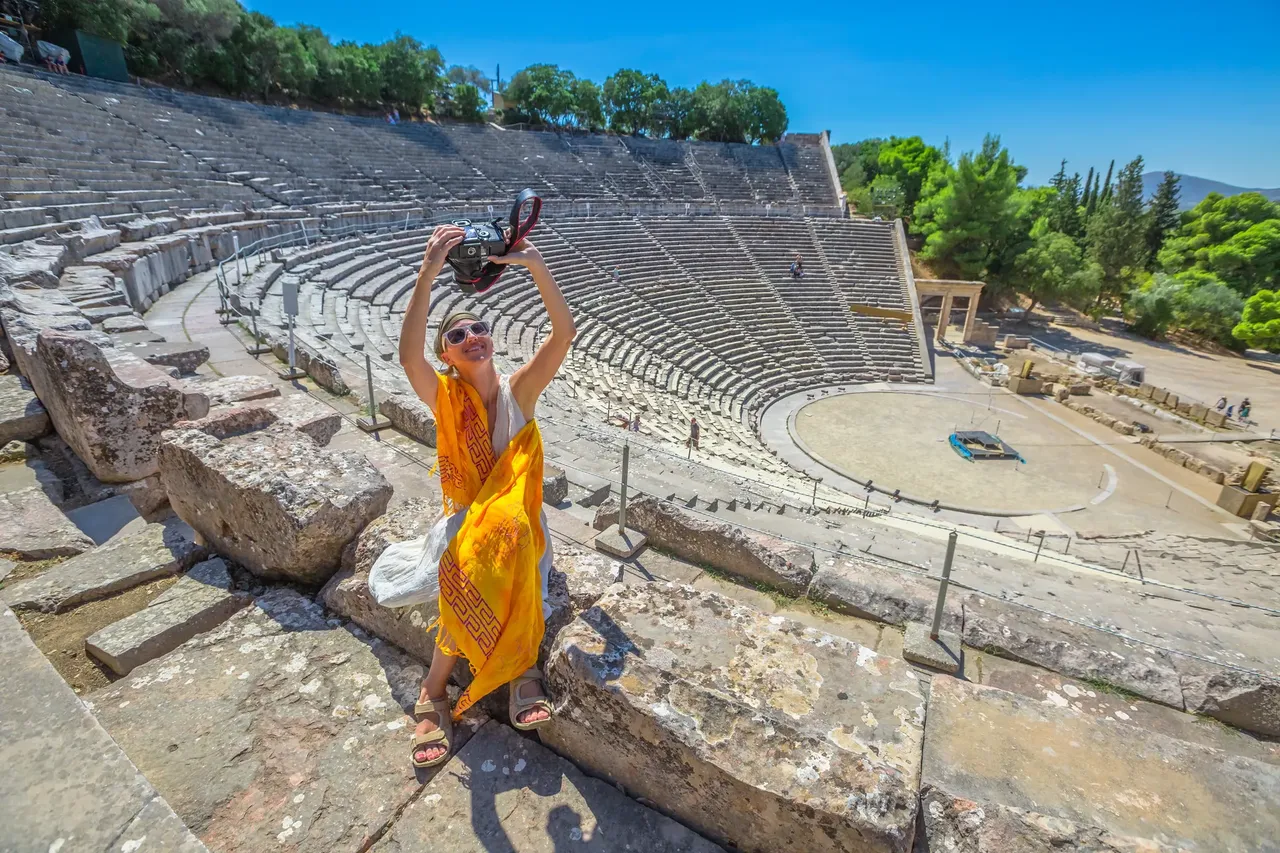 The amphitheater of Epidaurus