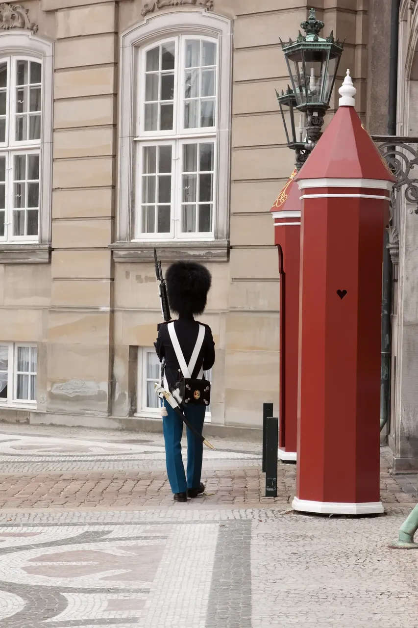 Guard at Amalienborg — Getty Images