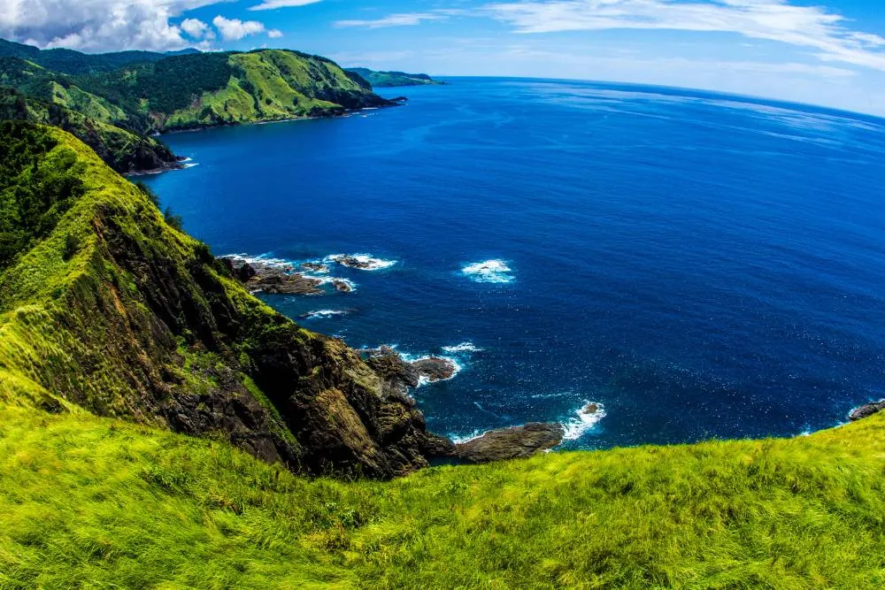 View over cliffs from Dingalan Lighthouse — Getty Images