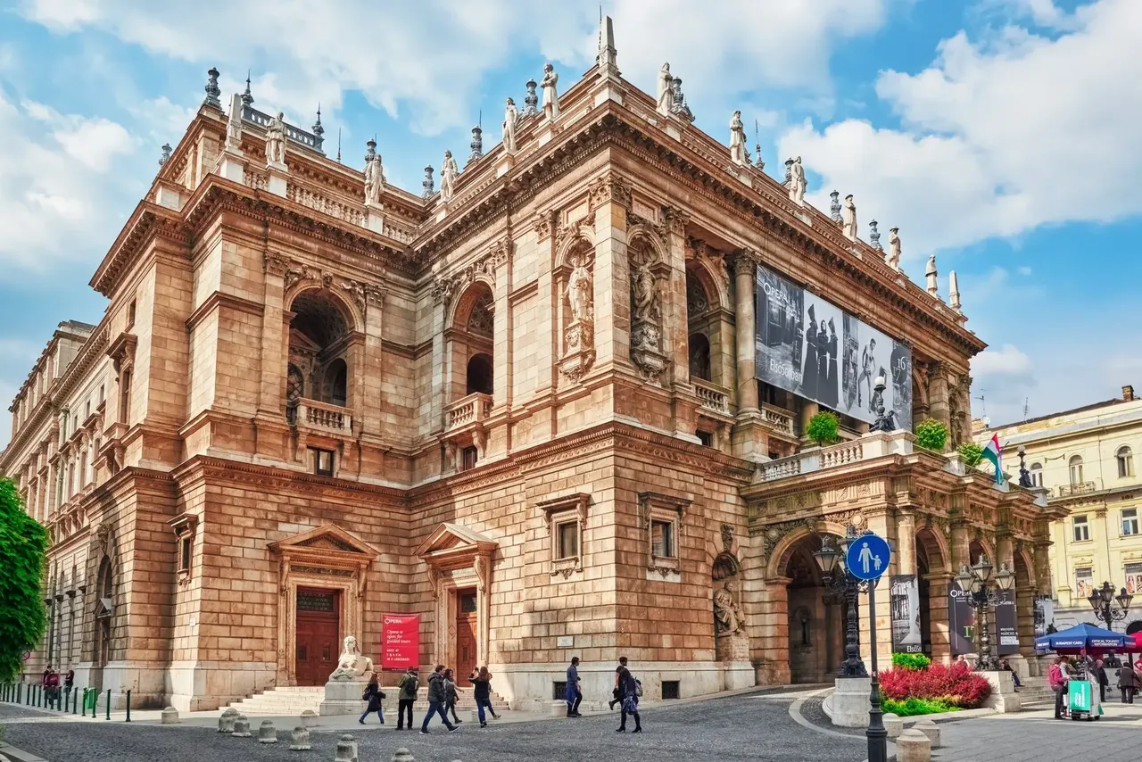 The Hungarian State Opera House is a neo-renaissance building located in central Budapest, on Andrássy út — Shutterstock