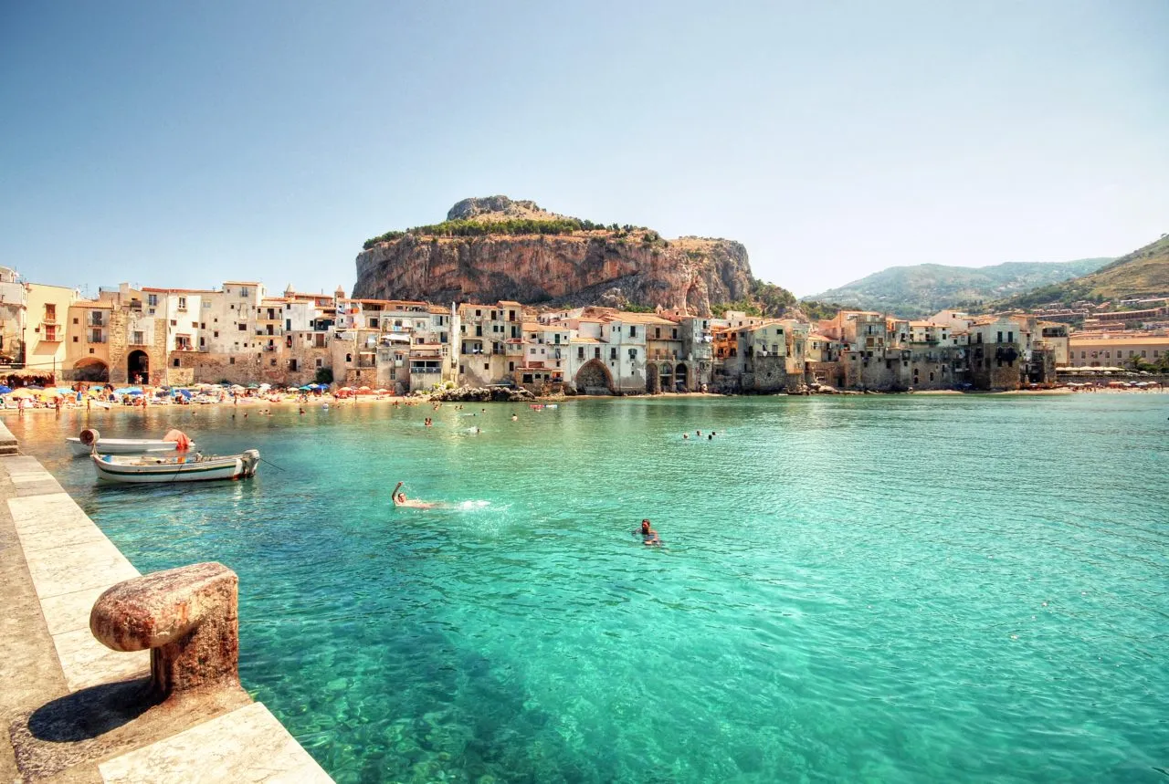 Coast of Cefalu, Sicily
