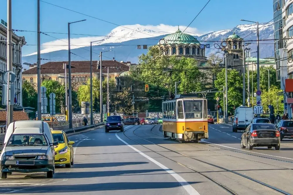View of Vitosha from Sofia city center — Shutterstock