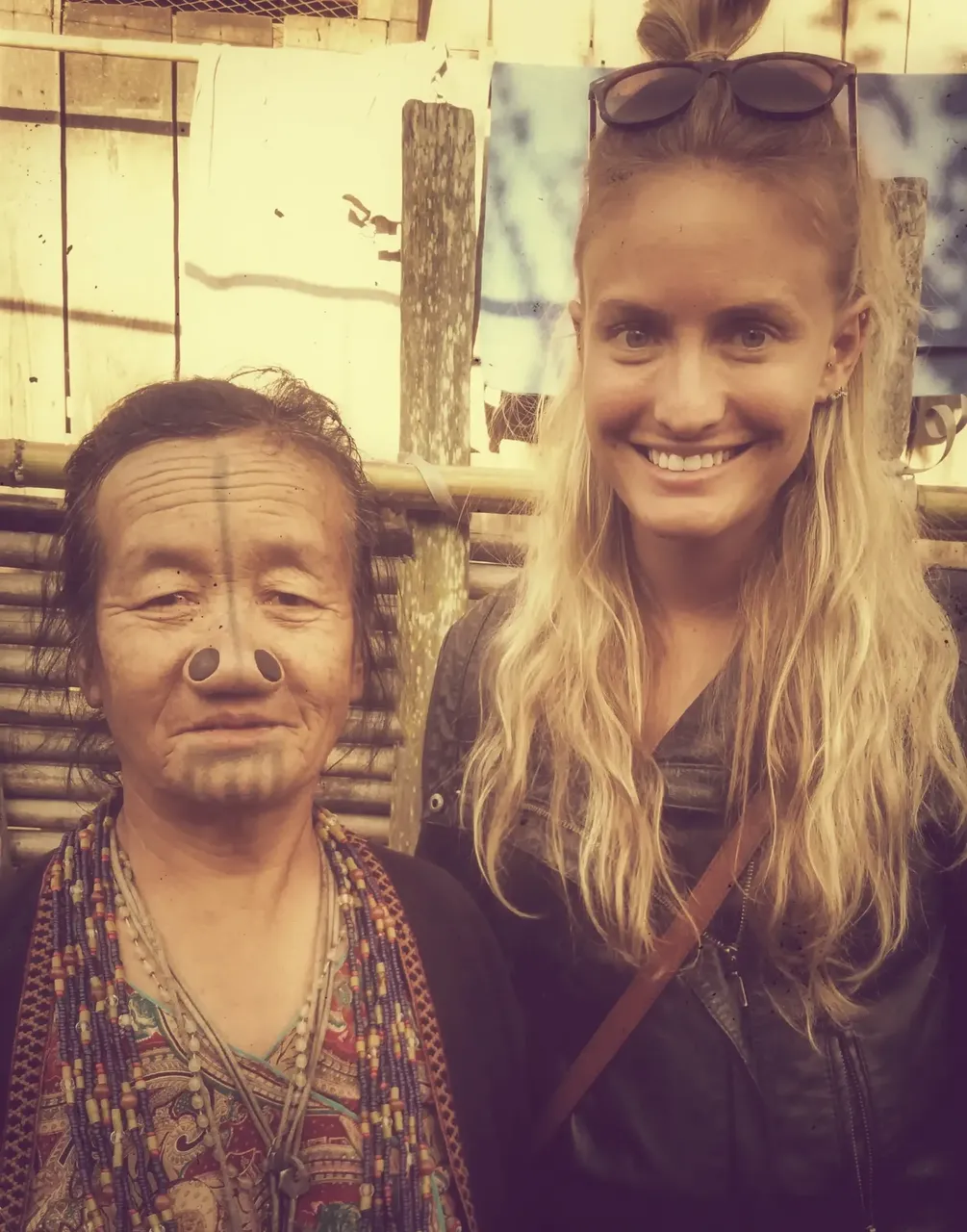The Apatani tribe in Ziro is famous for the facial tattoos and nose plugs, among other recognisable traits — Rachel Jones Arunachal
