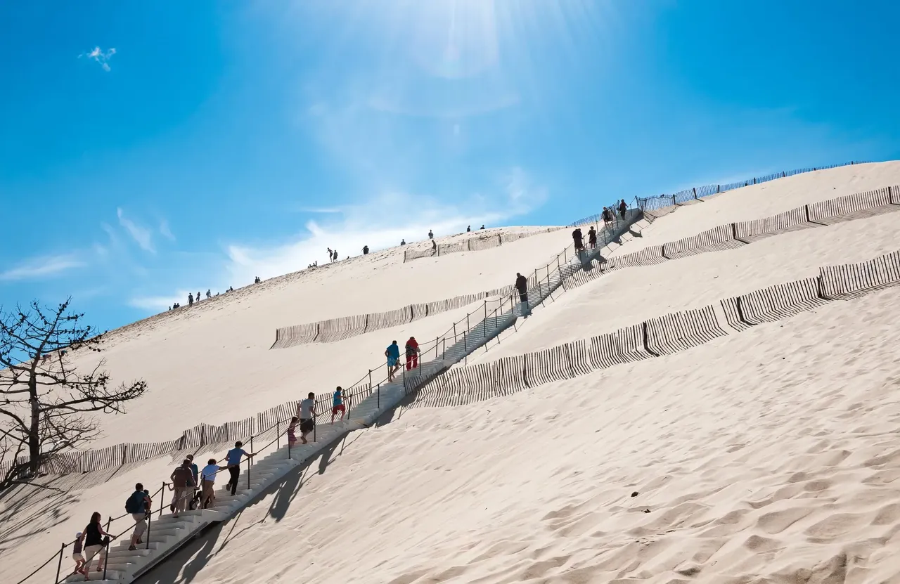 Rising over 100 metres above sea Dune du Pyla is the largest sand dune in Europe — Shutterstock beaches