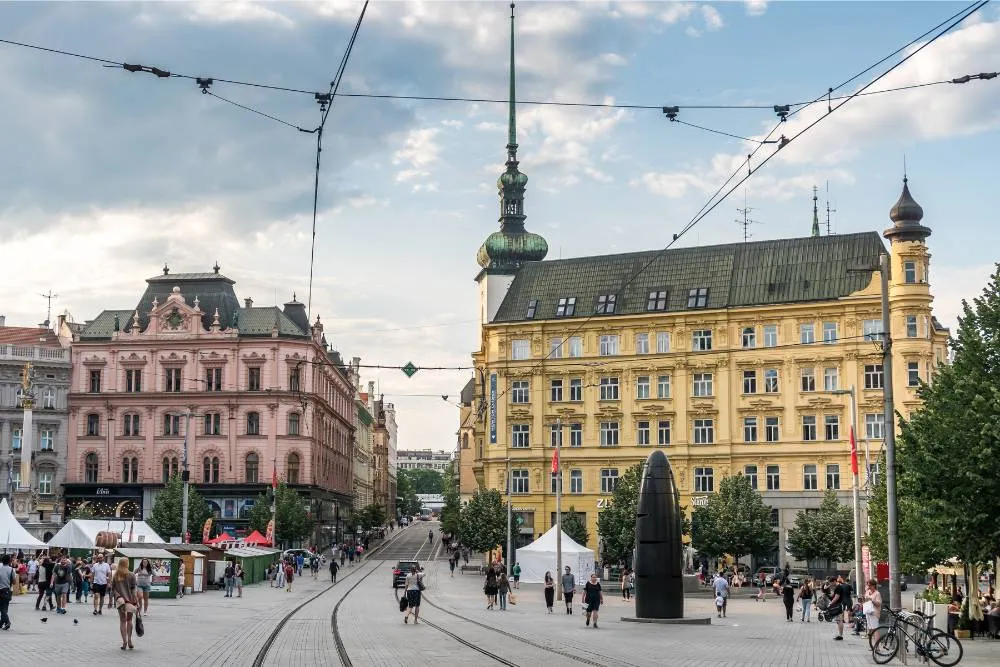 Náměstí Svobody Brnóban — Getty Images