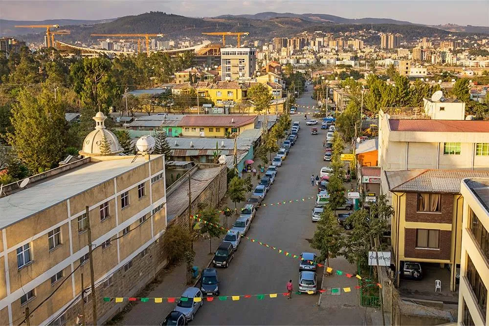 Downtown Addis Ababa from above — iStock