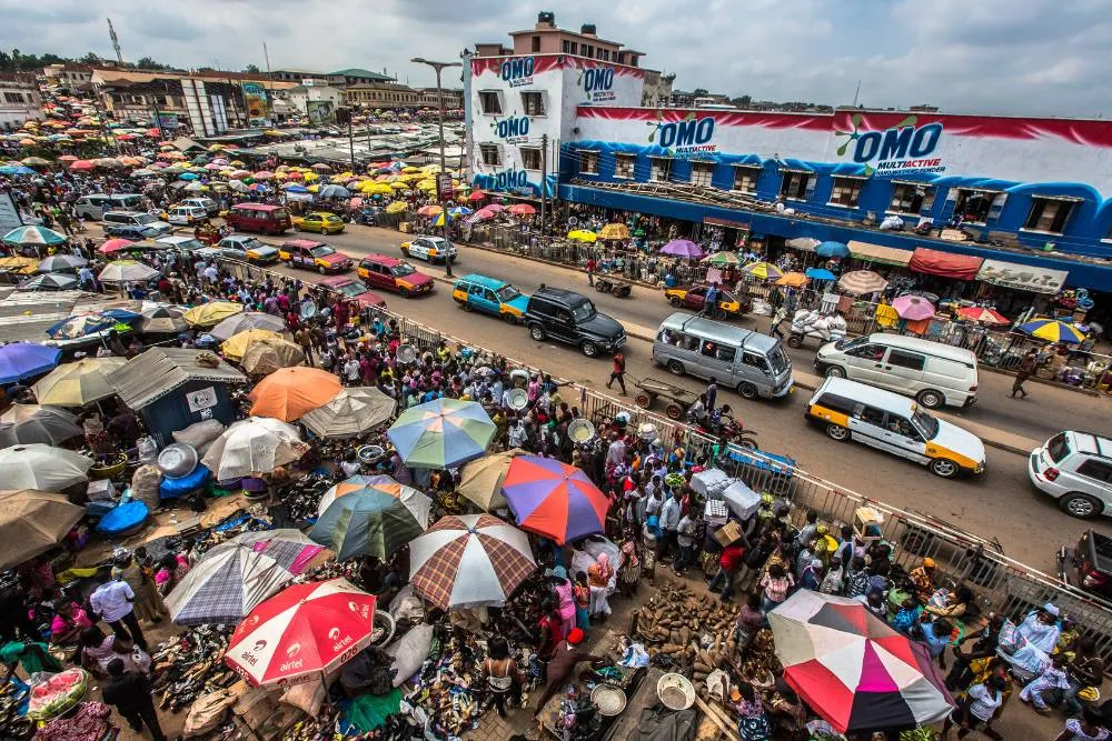 View over Kejetia Central Market — Getty Images