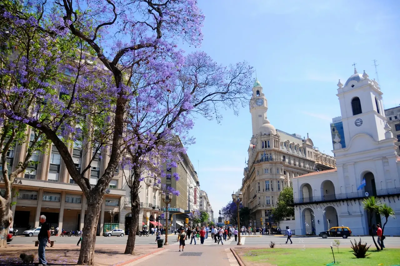 The jacaranda trees are in full bloom when November hits Buenos Aires — Shutterstock