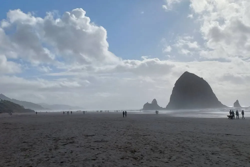 Haystack Rock a Cannon Beachen - David Szmidt