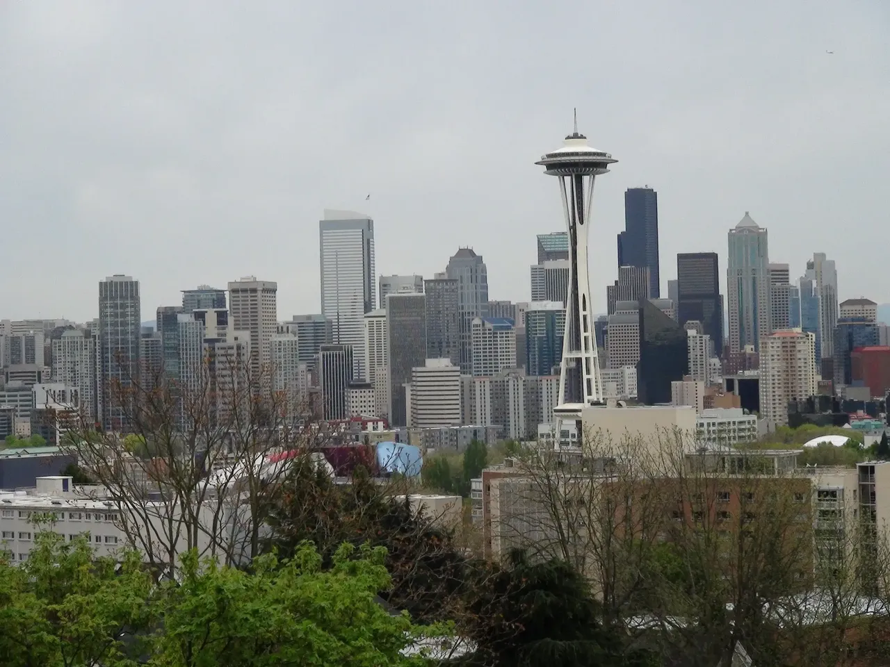 Enjoy amazing views by going upward in the world-famous Space Needle — Shutterstock