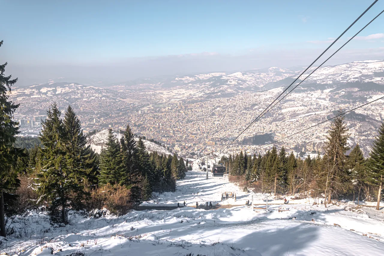 Sarajevská lanovka na horu Trebevic