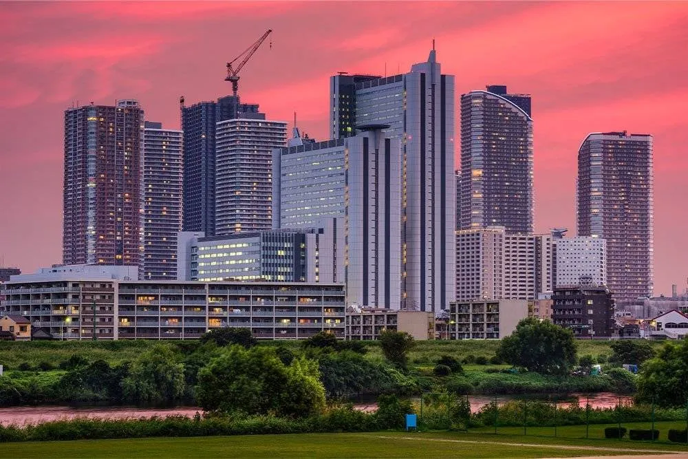 Kawasaki skyline