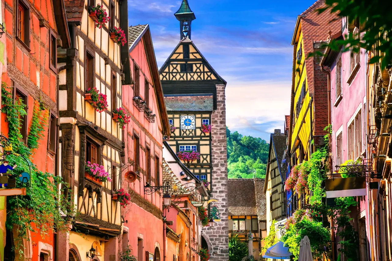 The town of Riquewihr served as an aesthetic inspiration for Disney’s animated version of Beauty and the Beast — Shutterstock