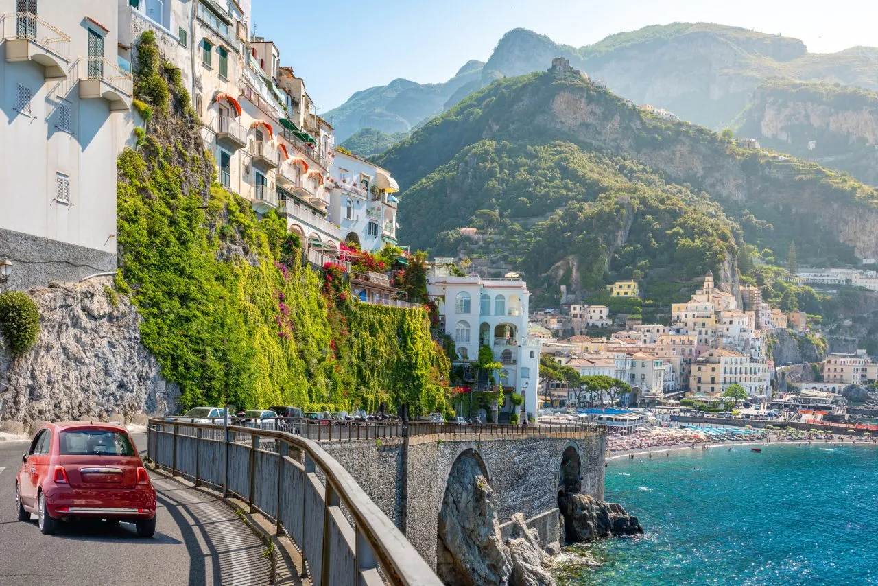 Amalfi Coast on the road