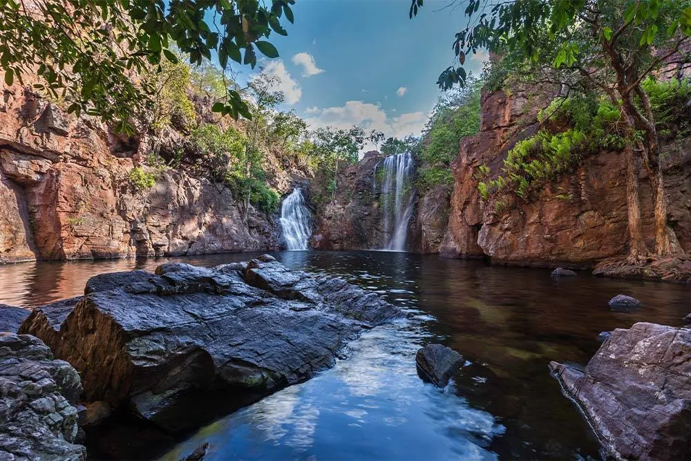 Florence Fall and pool in Litchfield National Park — Shutterstock