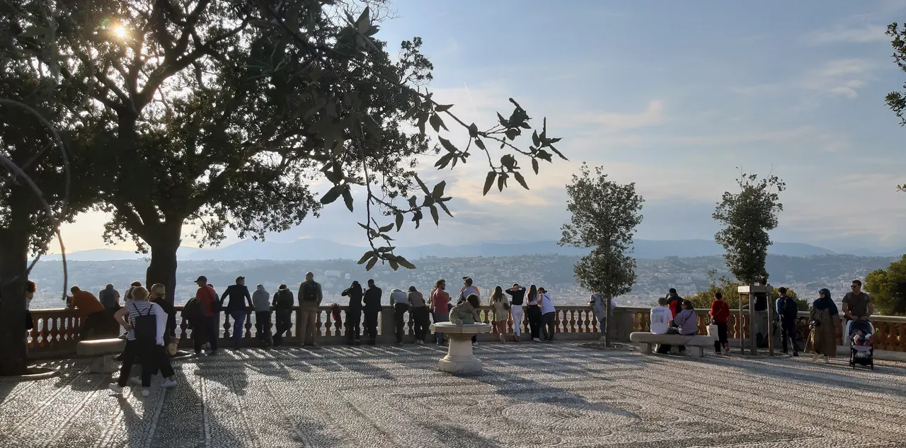 Colline Du Chateau Viewpoint In Nice, France