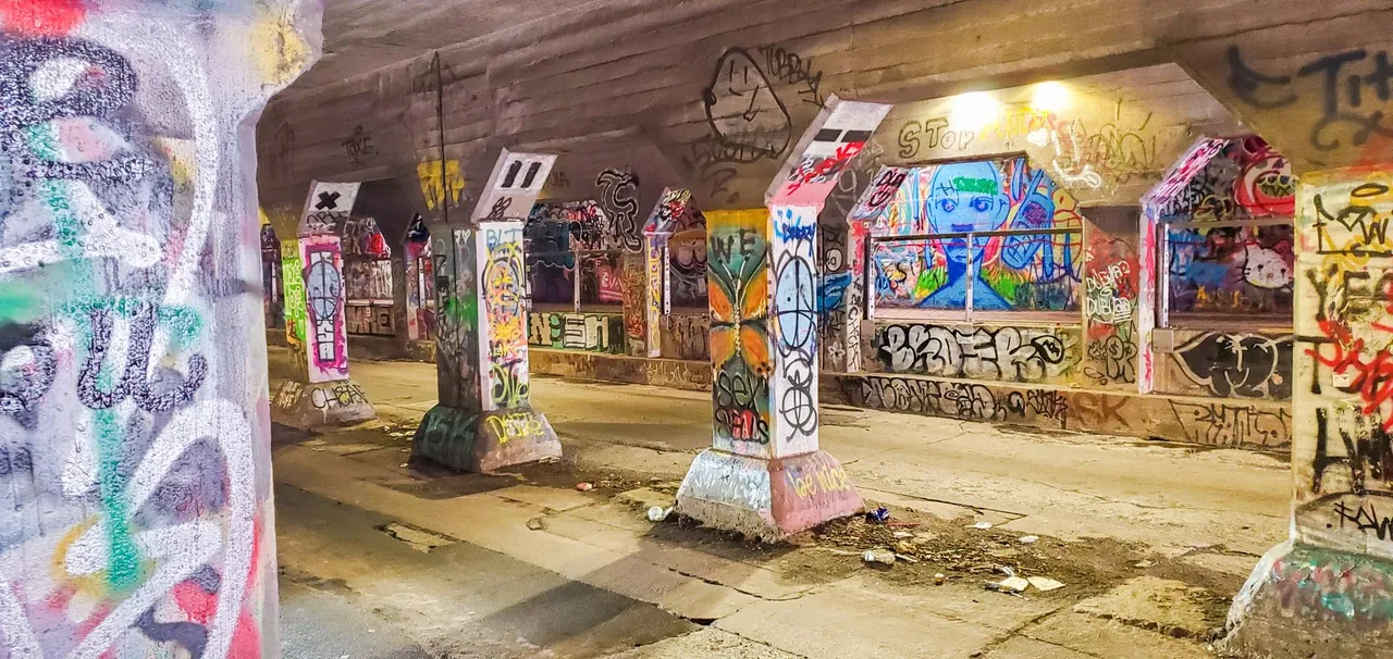 Tunel na Krog Street Tunnel, Inman Park, Atlanta, Georgia