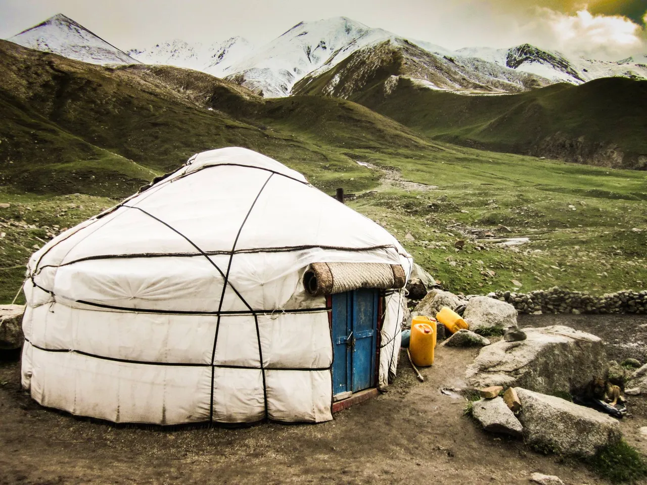 The yurt, a nomad’s tent, is the symbol of Kyrgyzstan, and the Central Asian people — Yurt