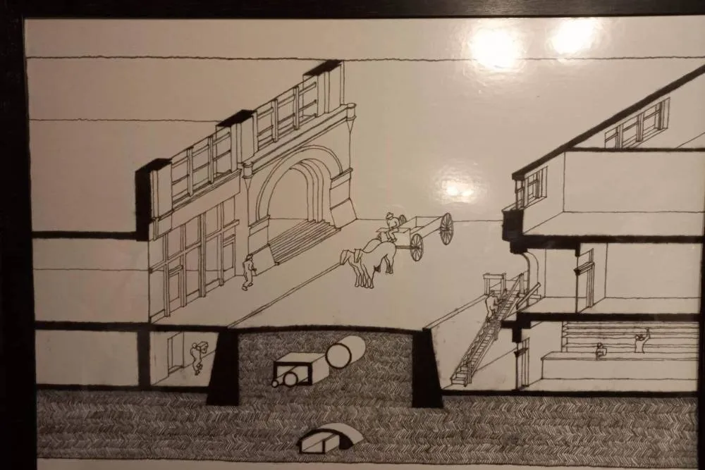 Sketch of Seattle’s underground construction — David Szmidt