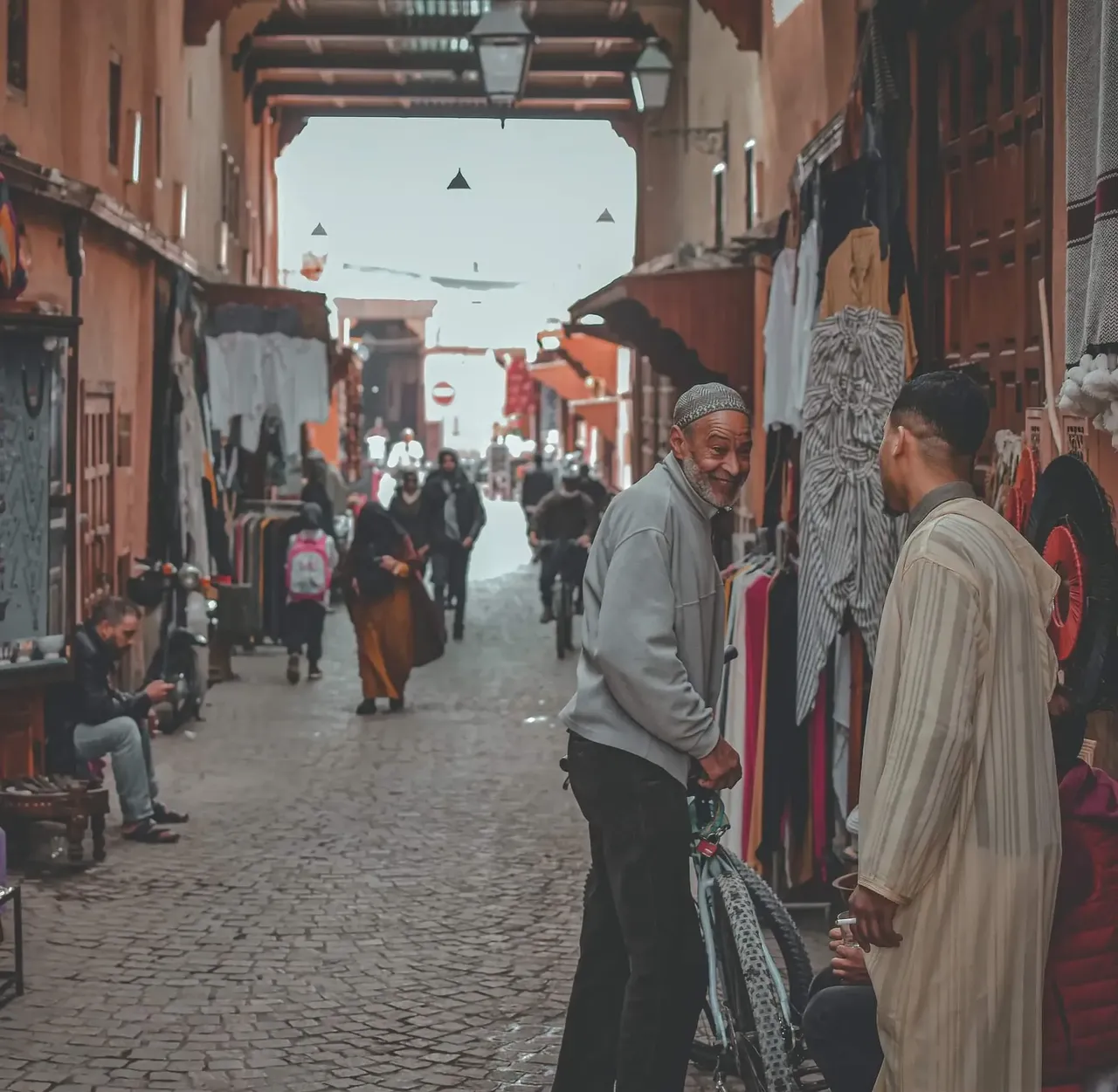 The bustling souks of Marrakech