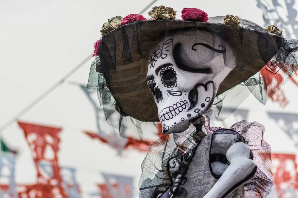Skull figure for Day of the Dead celebrations — Getty Images