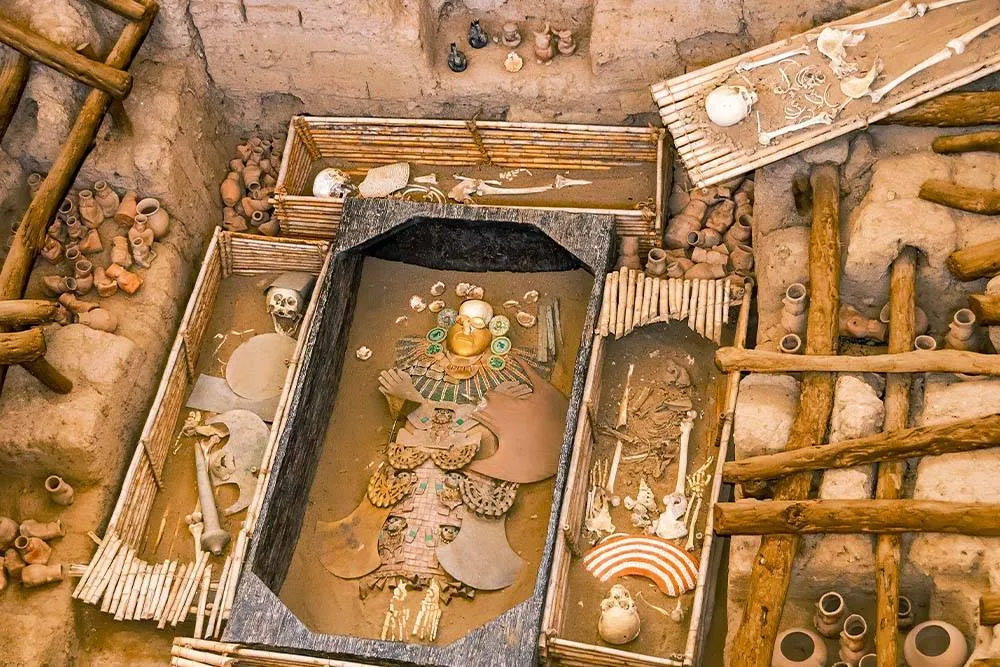 Royal archeological site in Chiclayo — Shutterstock