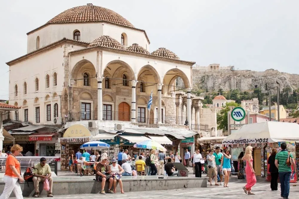 Monastiraki Square in Athens — Shutterstock