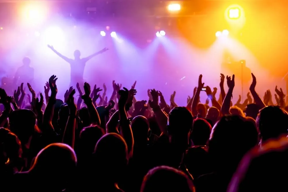 Crowd shot at a concert — Shutterstock
