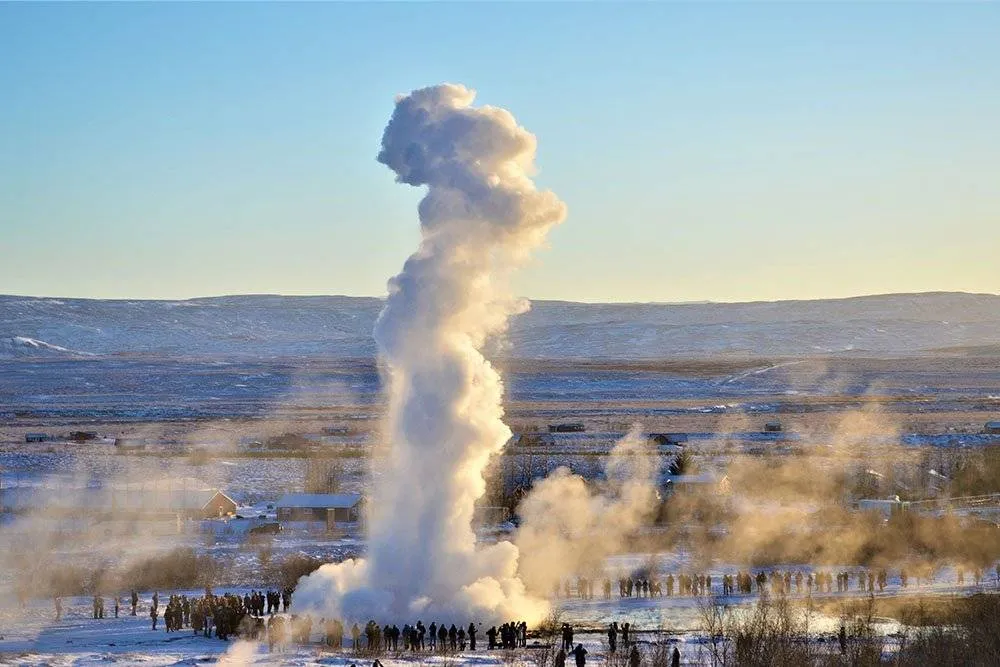 Wielki Geysir na islandii