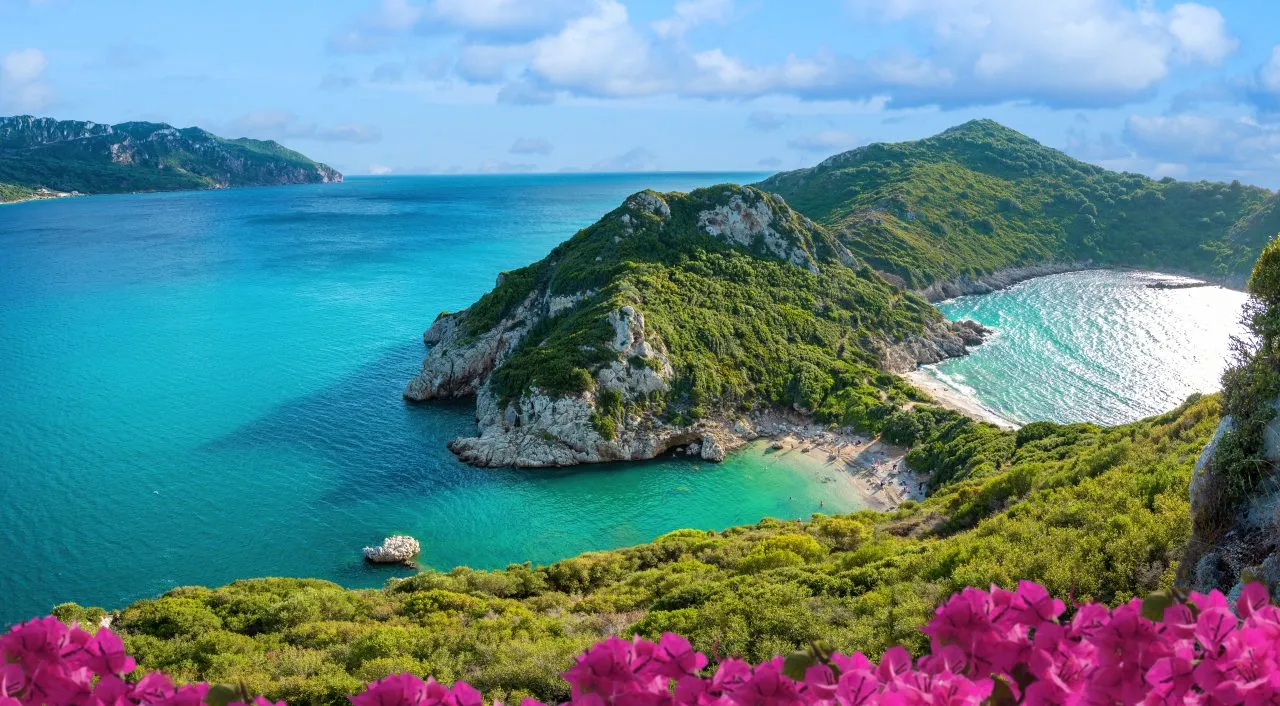 Porto Timoni in beach, Corfu, Greece