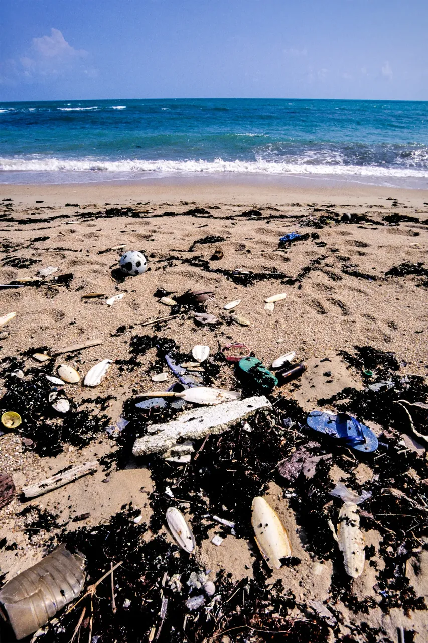 Trash on beach in Koh Samui — Getty Images