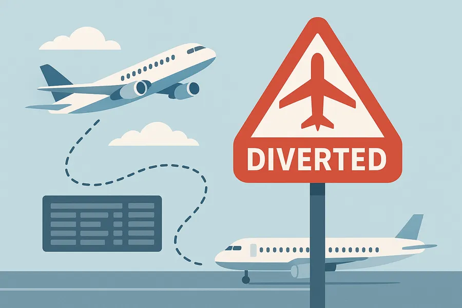 Flight Diversions Explained: What to Know, Your Rights, and How to Handle Delays
