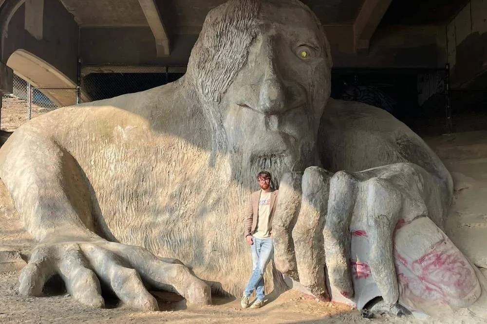 Seattle’s Fremont Troll sculpture — David Szmidt