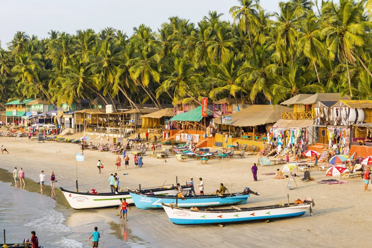 Beach in Goa, India
