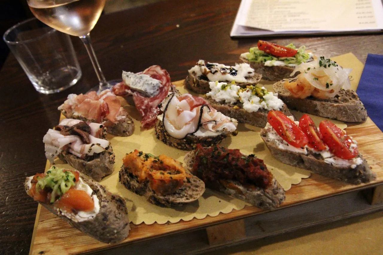 Typical Italian dish: cicchetti from Venice