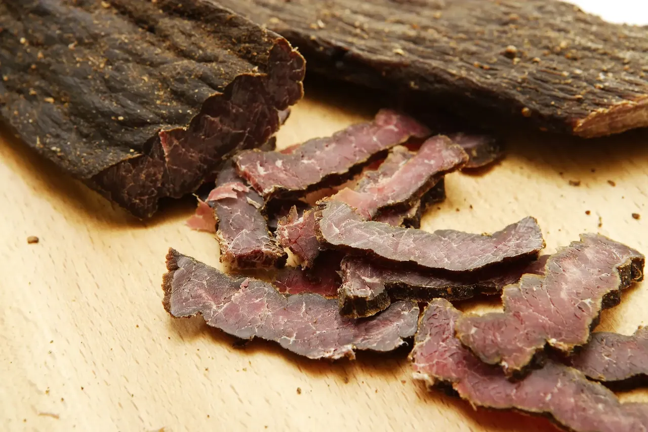 Dried strips of spiced meat, usually beef or ostrich, are popular everywhere but originally come from South Africa — Shutterstock