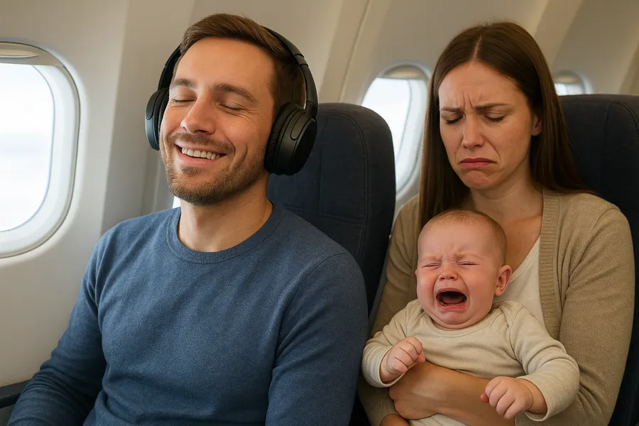Tuning Out the Roar: Mastering Noise Cancellation & Audio Options While Flying