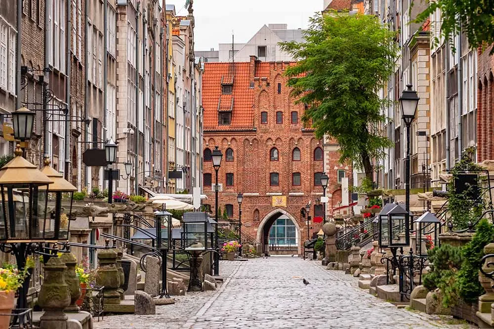 Tall, handsome merchants’ houses of Gdansk recall Amsterdam