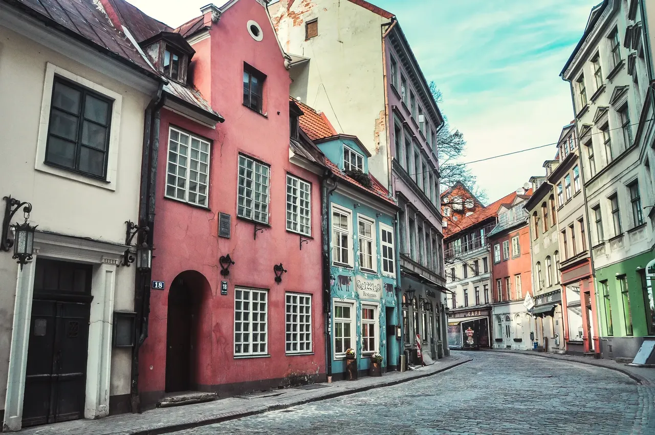Colourful building’s in the Riga’s Old Town are a true Instagram material Zanna Holstova / Shutterstock Latvia