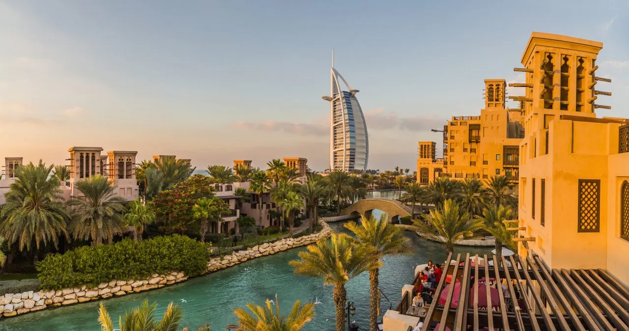 Jumeirah, Burj al Arab from Medinat Jumeirah