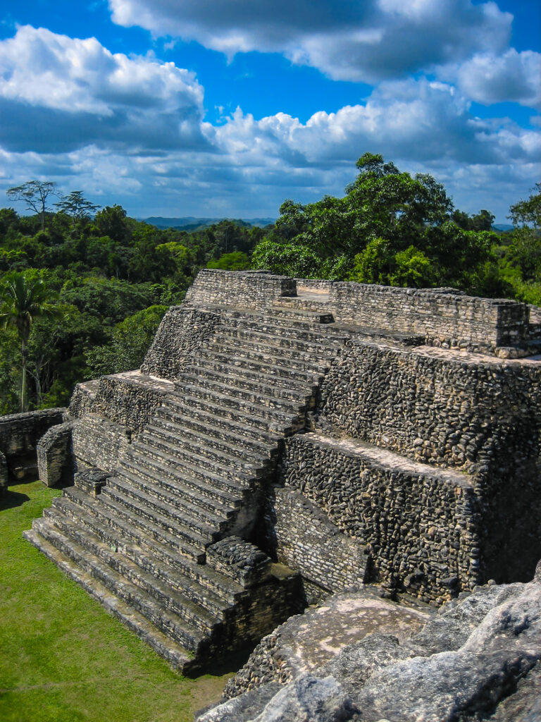 Temple,In,The,Caracol,Ruins,In,Cayo,,Belize